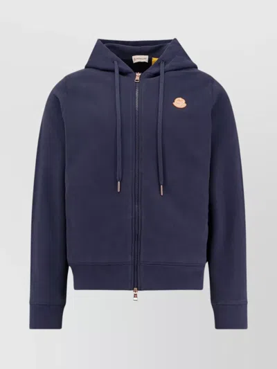 MONCLER GENIUS HOODED COTTON SWEATSHIRT SIDE POCKETS