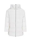 Moncler Genius Hooded Down Jacket "cyclopic" In White