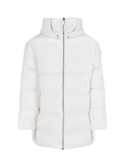 Moncler Genius Hooded Down Jacket "cyclopic" In White