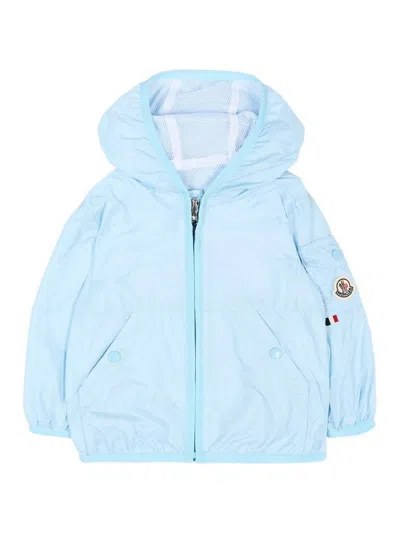 Moncler Genius Kids' Hooded Jacket In Blue