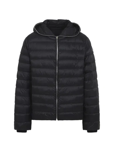 Moncler Genius Hooded Padded Jacket In Black