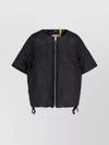 Moncler Genius Hooded Quilted Jacket Detachable Hood In Black