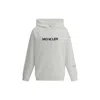 Moncler Genius Moncler X Fragment Hiroshi Fujiwara Relaxed Fit Hoodie With Cartoon Logo And Drawstring Hood In White