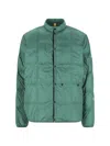 Moncler Genius Men Jayel Jacket Recycled Matt Longue Saison With Quilting Fragment In Green