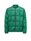 Moncler Genius Men Jayel Jacket Recycled Matt Longue Saison With Quilting Fragment In Green