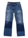 Moncler Genius Jeans With Star Inlays 8 Moncler Palm Angels In Blue