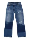 Moncler Genius Jeans With Star Inlays 8 Moncler Palm Angels In Denim
