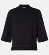 Moncler Genius Black Moncler X Ee72 By Edward Enninful Neoprene T-shirt In Black