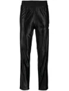 Moncler Genius Moncler X Palm Angels Logo Patch Side Band Pants In Black