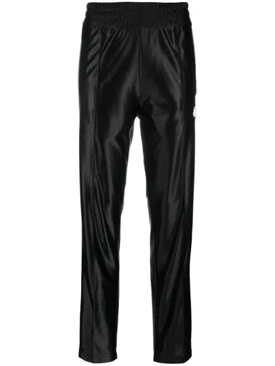 Moncler Genius Moncler X Palm Angels Logo Patch Side Band Pants In Black