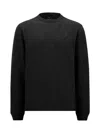 Moncler Genius Jumbo Round Neck Sweater In Black
