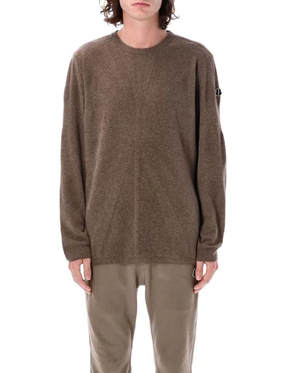 Moncler Genius Jumbo Round Neck Sweater In Dust