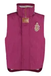 Moncler Genius 1 Moncler Jw Anderson 'tryfan' Canvas Vest In Fuchsia