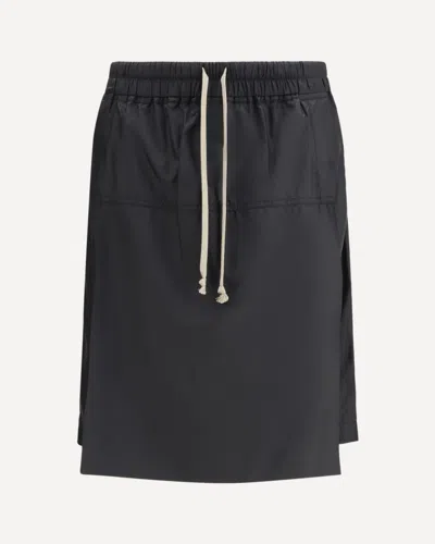 Moncler Genius Kilt Shorts Moncler + Rick Owens In Black