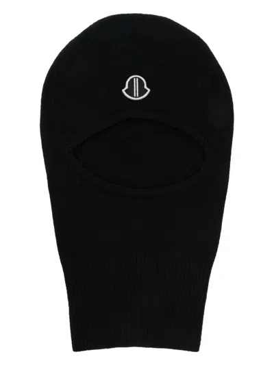 Moncler Genius Knitted Balaclava In Black