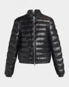Moncler Genius Black Moncler X Ee72 By Edward Enninful Knut Short Down Jacket In Black