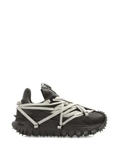Moncler Genius Moncler Rick Owens Black Trailgrip Megalace In Multi