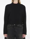 Moncler Genius Logo Crewneck Sweatshirt In Black
