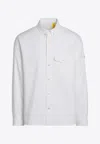 Moncler Genius Padded Shirt Jacket In White