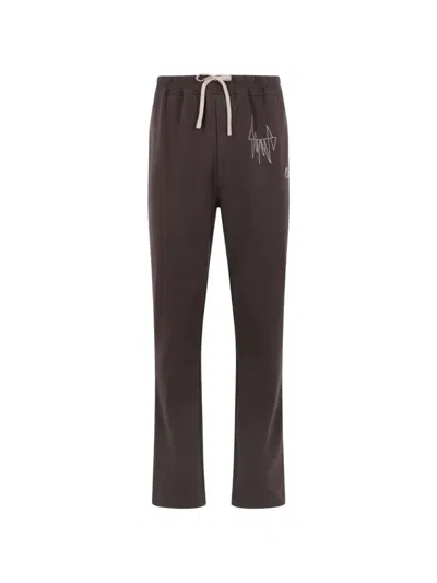 Moncler Genius Logo-embroidery Track Pants In Brown