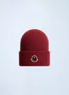 Moncler Genius Moncler X Palm Angels Wool Beanie In Red