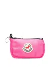 Moncler Genius Logo-patch Dog Bag Holder In Pink