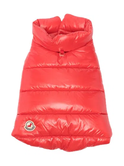Moncler Genius Logo-patch Gilet In Red