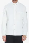 Moncler Genius Padded Shirt Jacket In White