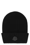 Moncler Genius Moncler 4 Edward Enninful Ee72 Responsible Virgin Wool Hat In Black