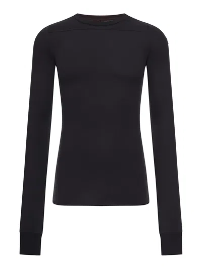 Moncler Genius Long-sleeved Cotton Girder Sweater In Black