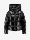 Moncler Genius Black Moncler X Ee72 By Edward Enninful Lothar Hooded Short Down Jacket In Multi