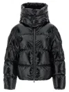 Moncler Genius Black Moncler X Ee72 By Edward Enninful Lothar Hooded Short Down Jacket In Black