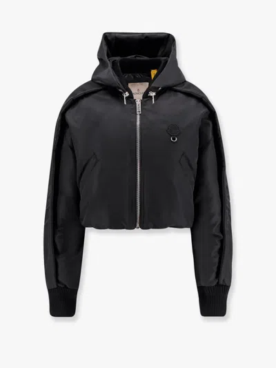Moncler Genius Malek 6 Moncler Willow Smith Jacket With Logo Patch And Iconic Metal Detail In Black