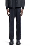 Moncler Genius Man Black Trousers In Black