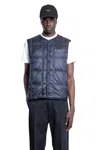 Moncler Genius Man Blue Vests In Blue