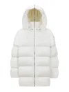 Moncler Genius Hooded Cyclopic Coat In White