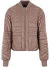 Moncler Genius Megapenta Flight Jacket In Braun
