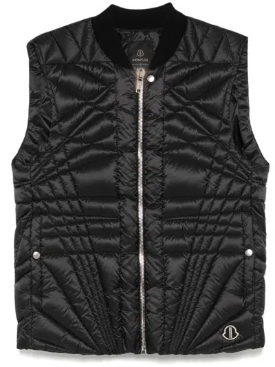 Moncler Genius Megapenta Flight Vest In Black