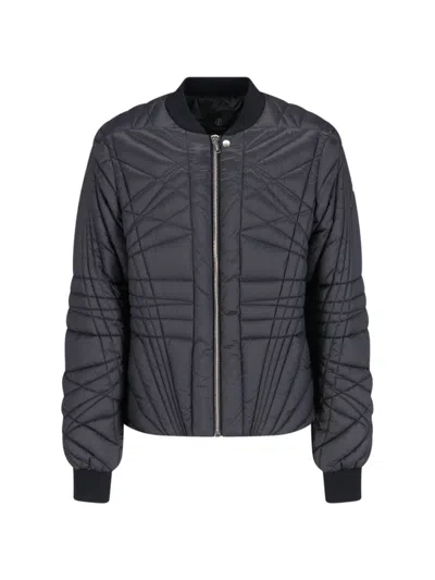 Moncler Genius Megapenta Flight Jacket In Black  