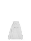 Moncler Genius Moncler X Fragment Hiroshi Fujiwara Relaxed Fit Hoodie With Cartoon Logo And Drawstring Hood In White