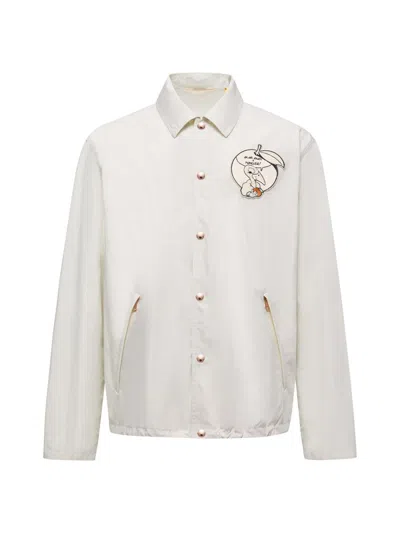 Moncler Genius Moncler X Gilga Farm By Donald Glover Satsuma Shirt Jacket In Gray