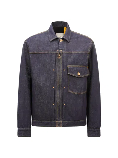 Moncler Genius Men's Moncler X Mercedes-benz By Nigo Nepit Jacket In Denim In Blue