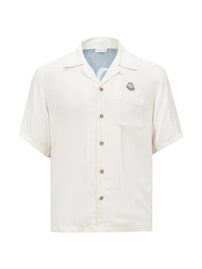 Moncler Genius Men's Moncler X Mercedes-benz By Nigo Polo Shirt In Satin In White