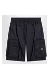 Moncler Genius Blue Nylon Bermuda Shorts