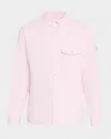 Moncler Genius Men's Oxford Sport Shirt In Pink