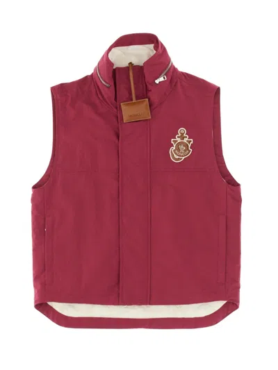 Moncler Genius Tryfan Padded Vest 1  Jw Anderson In Fuchsia