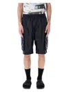 Moncler Genius Packable Bermuda Shorts In Black