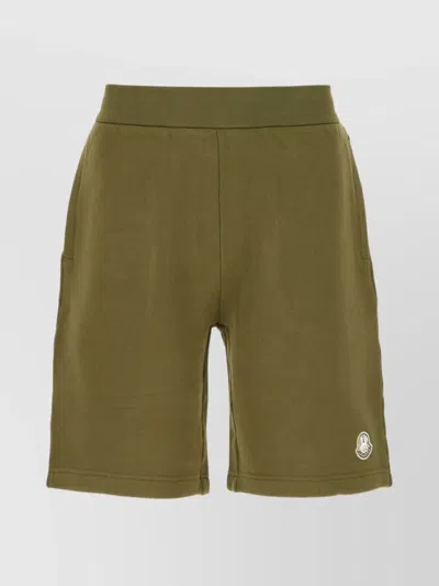 MONCLER GENIUS MERCEDES BENZ BERMUDA SHORTS WITH BACK POCKET