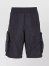 Moncler Genius Mercedes Benz Bermuda Shorts With Elastic Waistband In Blue