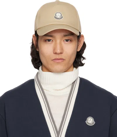 Moncler Genius Mercedes-benz By Nigo Beige Baseball Cap In 222 Sesame